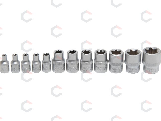 Galvučių rinkinys E-Tipas | 6.3 mm (1/4") / 10 mm (3/8") | 12 vnt. (2038) 2 Galvučių rinkinys E-Tipas | 6.3 mm (1/4") / 10 mm (3/8") | 12 vnt. (2038) 2