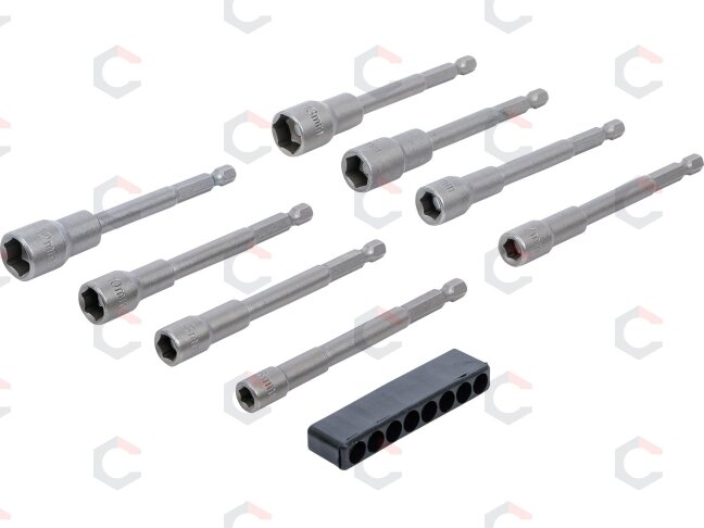 Galvučių rinkinys | ilgas tipas | 6.3 mm (1/4") | elektriniams gręžtuvams | 6 - 13 mm | 8 vnt. (2759) 1 Galvučių rinkinys | ilgas tipas | 6.3 mm (1/4") | elektriniams gręžtuvams | 6 - 13 mm | 8 vnt. (2759) 1