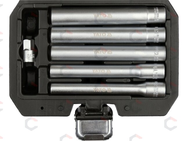 Galvučių rinkinys | labai ilgos | 10 mm (3/8") | SW 8 - 14 mm (YT-38361) Galvučių rinkinys | labai ilgos | 10 mm (3/8") | SW 8 - 14 mm (YT-38361)