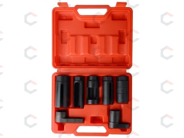 Galvučių rinkinys lambda zondams | 1/2" ir 3/8" | 7 vnt. (1140V) 5 Galvučių rinkinys lambda zondams | 1/2" ir 3/8" | 7 vnt. (1140V) 5