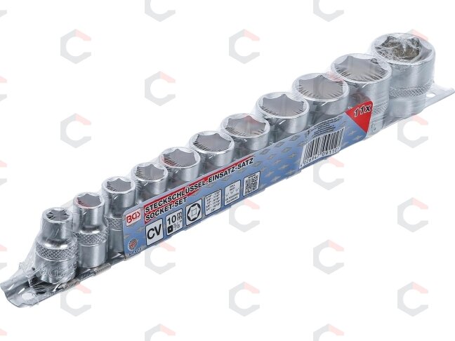 Galvučių rinkinys, šešiakampės | 10 mm (3/8") | 5/16" - 7/8 "| 11 vnt. (9110) 3 Galvučių rinkinys, šešiakampės | 10 mm (3/8") | 5/16" - 7/8 "| 11 vnt. (9110) 3