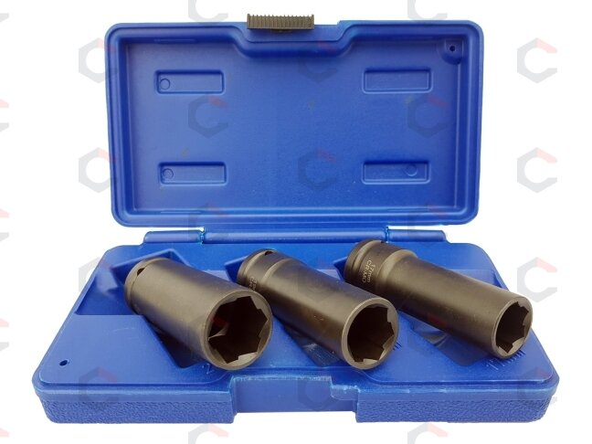 Galvučių rinkinys sugadintiems varžtams | ilgos | 17/19/21 mm | 3 vnt. (EH2400) Galvučių rinkinys sugadintiems varžtams | ilgos | 17/19/21 mm | 3 vnt. (EH2400)