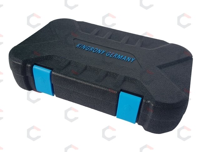 Galvučių su terkšle rinkinys | 6.3 mm (1/4") | 46 vnt. (KR141046C) 3