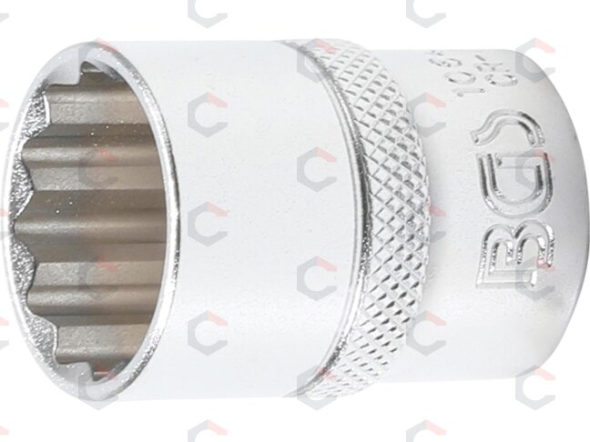 Galvutė 12-kampė | 12,5 mm (1/2") | 21 mm (10641) Galvutė 12-kampė | 12,5 mm (1/2") | 21 mm (10641)