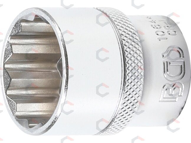 Galvutė 12-kampė | 12,5 mm (1/2") | 24 mm (10644) Galvutė 12-kampė | 12,5 mm (1/2") | 24 mm (10644)