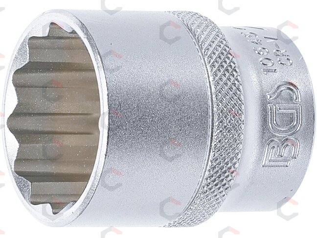 Galvutė 12-kampė | 12,5 mm (1/2") | 27 mm (10645) Galvutė 12-kampė | 12,5 mm (1/2") | 27 mm (10645)