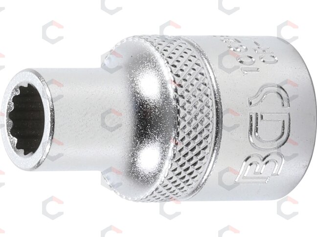 Galvutė 12-kampė | 12,5 mm (1/2") | 8 mm (10628) Galvutė 12-kampė | 12,5 mm (1/2") | 8 mm (10628)