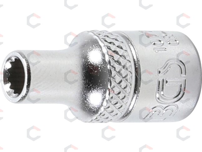 Galvutė 12-kampė | 6,3 mm (1/4") | 4 mm (10774) Galvutė 12-kampė | 6,3 mm (1/4") | 4 mm (10774)