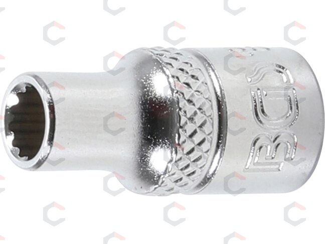Galvutė 12-kampė | 6,3 mm (1/4") | 5 mm (10775) Galvutė 12-kampė | 6,3 mm (1/4") | 5 mm (10775)