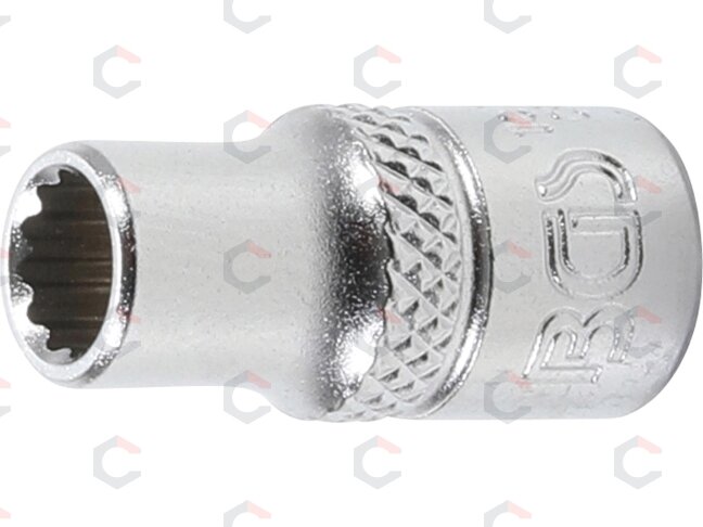 Galvutė 12-kampė | 6,3 mm (1/4") | 6 mm (10776) Galvutė 12-kampė | 6,3 mm (1/4") | 6 mm (10776)