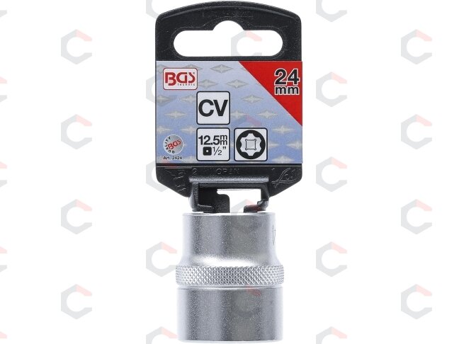 Galvutė 1/2", Super-Lock, 24 mm (2424) 2 Galvutė 1/2", Super-Lock, 24 mm (2424) 2