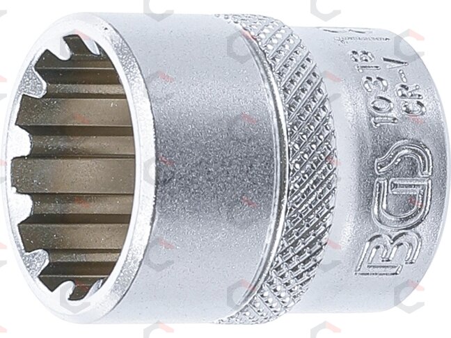 Galvutė daugiafunkcinė | 10 mm (3/8") | 18 mm (10318) Galvutė daugiafunkcinė | 10 mm (3/8") | 18 mm (10318)