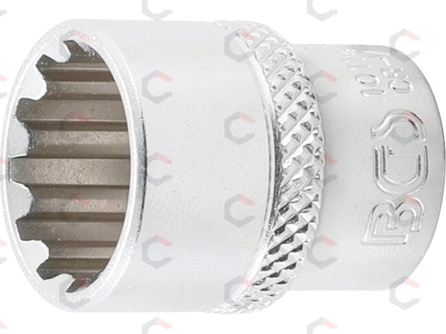Galvutė daugiafunkcinė | 6,3 mm (1/4") | 14 mm (10114) Galvutė daugiafunkcinė | 6,3 mm (1/4") | 14 mm (10114)
