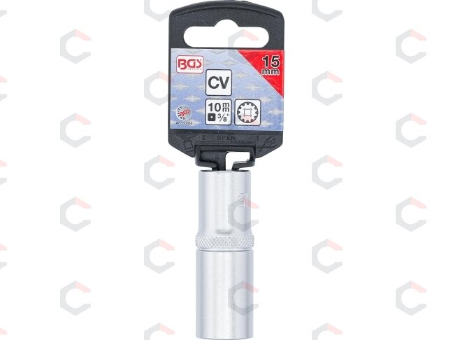 Galvutė daugiafunkcinė ilga | 10 mm (3/8") | 15 mm (10355) 2 Galvutė daugiafunkcinė ilga | 10 mm (3/8") | 15 mm (10355) 2