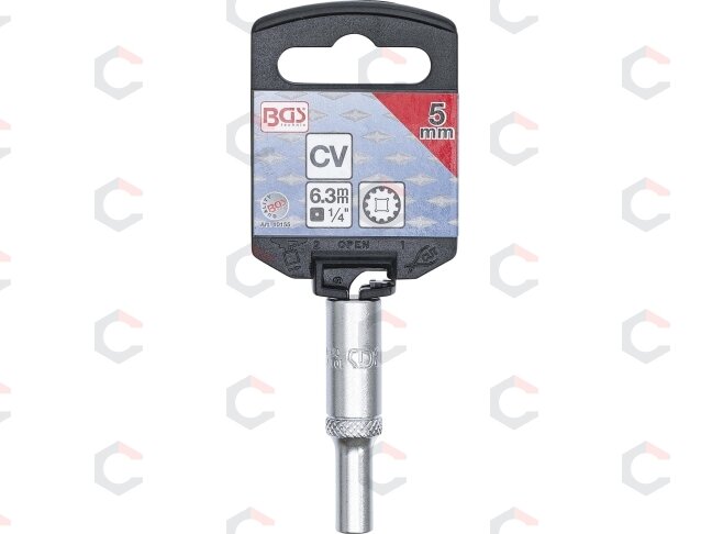 Galvutė daugiafunkcinė ilga | 6,3 mm (1/4") | 5 mm (10155) 2