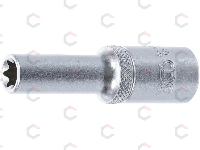 Galvutė E-star tipo ilga | 12,5 mm (1/2") | E12 (6442) Galvutė E-star tipo ilga | 12,5 mm (1/2") | E12 (6442)