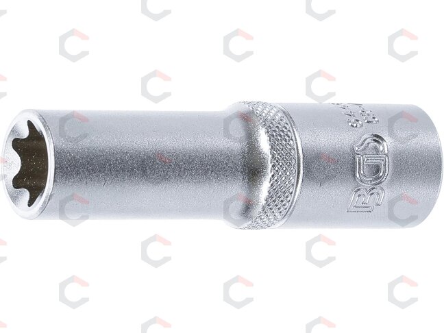 Galvutė E-star tipo ilga | 12,5 mm (1/2") | E16 (6446) Galvutė E-star tipo ilga | 12,5 mm (1/2") | E16 (6446)