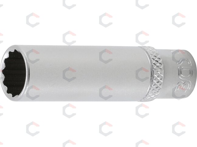 Galvutė ilga 12-kampė | 6,3 mm (1/4") | 10 mm (10710) Galvutė ilga 12-kampė | 6,3 mm (1/4") | 10 mm (10710)