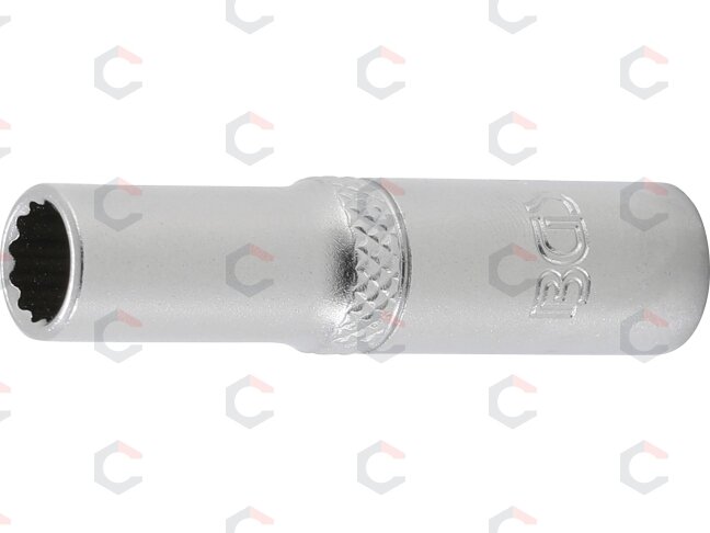 Galvutė ilga 12-kampė | 6,3 mm (1/4") | 7 mm (10707) Galvutė ilga 12-kampė | 6,3 mm (1/4") | 7 mm (10707)
