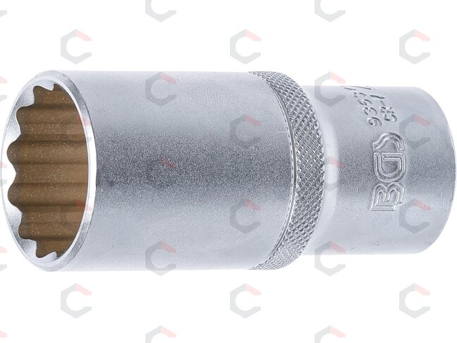 Galvute ilga 12 kampų | 12,5 mm (1/2") | 27 mm (9363) Galvute ilga 12 kampų | 12,5 mm (1/2") | 27 mm (9363)