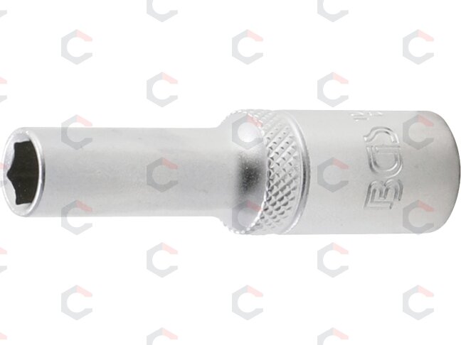 Galvutė ilga šešiakampė | 10 mm (3/8") | 8 mm (10528) Galvutė ilga šešiakampė | 10 mm (3/8") | 8 mm (10528)