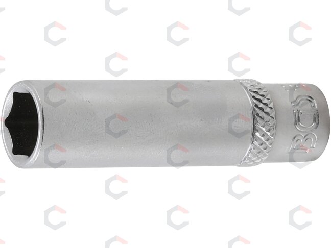 Galvutė ilga šešiakampė | 6,3 mm (1/4") | 9 mm (10509) Galvutė ilga šešiakampė | 6,3 mm (1/4") | 9 mm (10509)