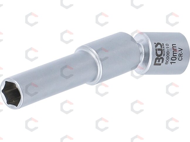 Galvutė kaitinimo ir uždegimo žvakėms | šarnyrinė | 10 mm (3/8") | 10 mm (80000-10)