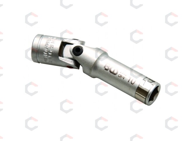 Galvutė kaitinimo žvakėms šešiakampė šarnyrinė | 10 mm (3/8") | 10 mm (2982) 1 Galvutė kaitinimo žvakėms šešiakampė šarnyrinė | 10 mm (3/8") | 10 mm (2982) 1