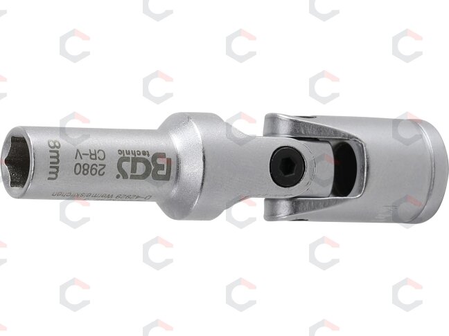 Galvutė kaitinimo žvakėms šešiakampė šarnyrinė | 10 mm (3/8") | 8 mm (2980)