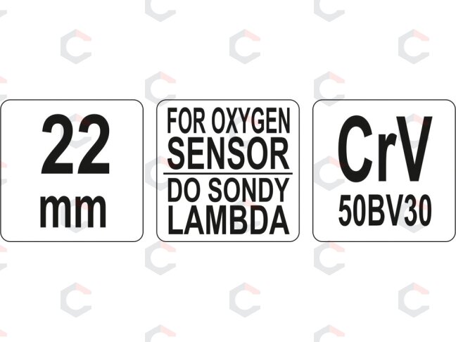 Galvutė lambda zondui | 22 mm (YT-1754) 2 Galvutė lambda zondui | 22 mm (YT-1754) 2