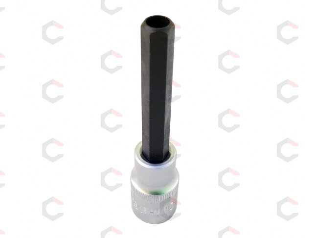 Galvutė purkštukui su skyle | 12,5 mm (1/2") | hex šešiakampis 10 mm | 100 mm (H10100) 1 Galvutė purkštukui su skyle | 12,5 mm (1/2") | hex šešiakampis 10 mm | 100 mm (H10100) 1