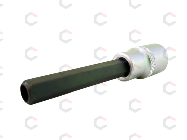 Galvutė purkštukui su skyle | 12,5 mm (1/2") | hex šešiakampis 10 mm | 100 mm (H10100) Galvutė purkštukui su skyle | 12,5 mm (1/2") | hex šešiakampis 10 mm | 100 mm (H10100)