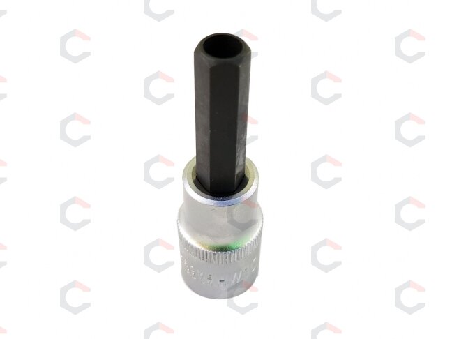 Galvutė purkštukui su skyle | 12,5 mm (1/2") | hex šešiakampis 10 mm | 75 mm (H10075) 1 Galvutė purkštukui su skyle | 12,5 mm (1/2") | hex šešiakampis 10 mm | 75 mm (H10075) 1