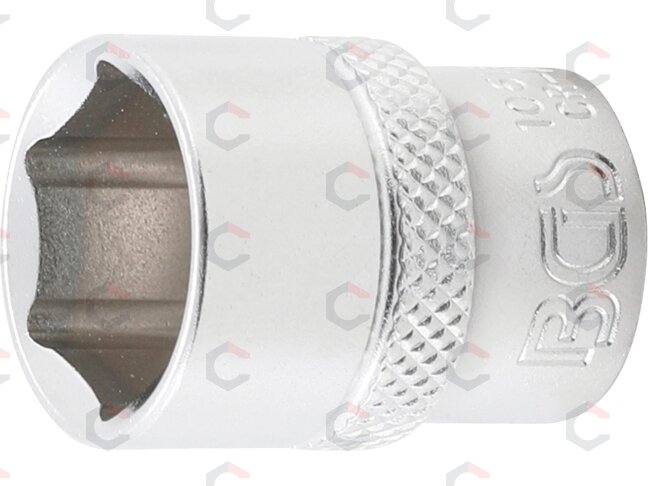 Galvutė šešiakampė | 10 mm (3/8") | 16 mm (10616) Galvutė šešiakampė | 10 mm (3/8") | 16 mm (10616)
