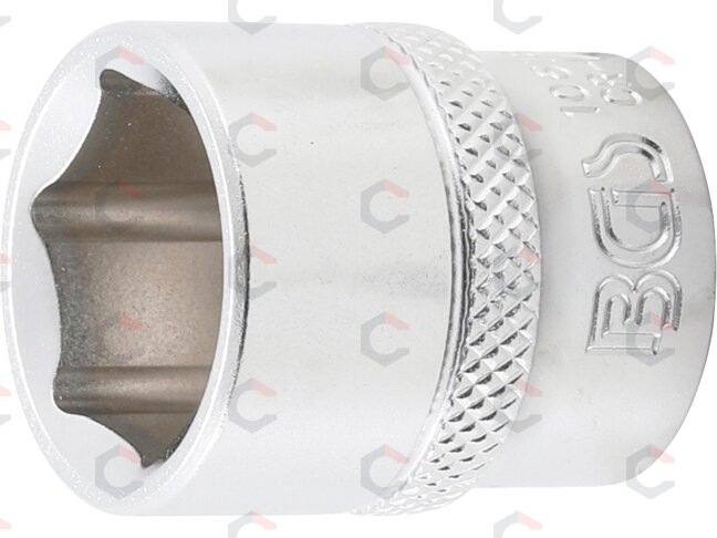 Galvutė šešiakampė | 10 mm (3/8") | 18 mm (10618) Galvutė šešiakampė | 10 mm (3/8") | 18 mm (10618)