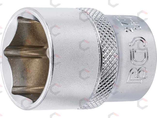 Galvutė šešiakampė | 12,5 mm (1/2") | 13/16" (2777) Galvutė šešiakampė | 12,5 mm (1/2") | 13/16" (2777)