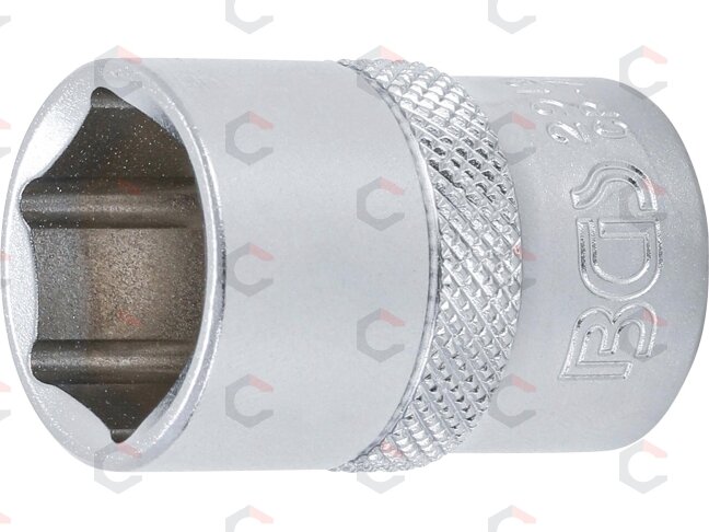 Galvutė šešiakampė | 12.5 mm (1/2") | 19 mm (2919) Galvutė šešiakampė | 12.5 mm (1/2") | 19 mm (2919)