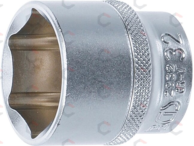 Galvutė šešiakampė | 12.5 mm (1/2") | 32 mm (2932) Galvutė šešiakampė | 12.5 mm (1/2") | 32 mm (2932)
