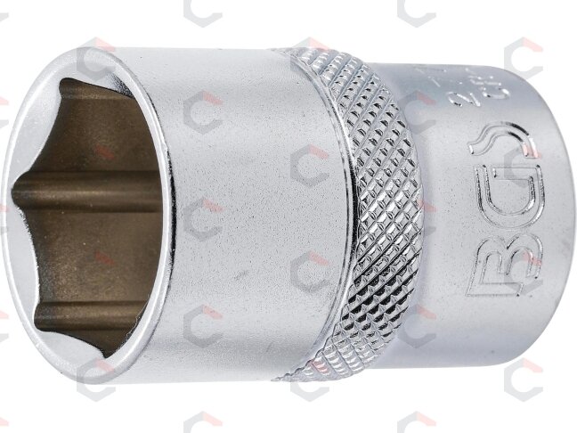 Galvutė šešiakampė | 12,5 mm (1/2") | 3/4" (2776) Galvutė šešiakampė | 12,5 mm (1/2") | 3/4" (2776)