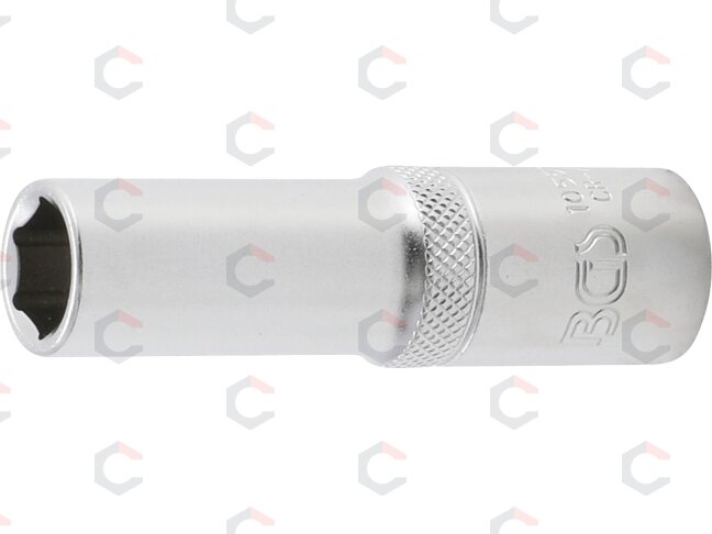Galvutė šešiakampė ilga | 12,5 mm (1/2") | 13 mm (10553) Galvutė šešiakampė ilga | 12,5 mm (1/2") | 13 mm (10553)