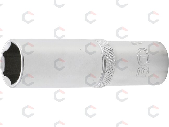 Galvutė šešiakampė ilga | 12,5 mm (1/2") | 16 mm (10556) Galvutė šešiakampė ilga | 12,5 mm (1/2") | 16 mm (10556)