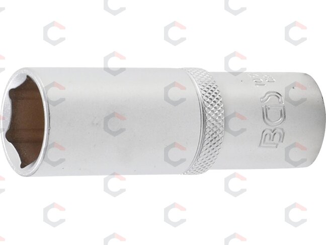 Galvutė šešiakampė ilga | 12,5 mm (1/2") | 19 mm (10559) Galvutė šešiakampė ilga | 12,5 mm (1/2") | 19 mm (10559)