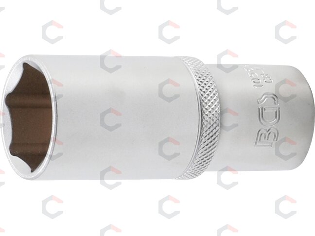 Galvutė šešiakampė ilga | 12,5 mm (1/2") | 24 mm (10564) Galvutė šešiakampė ilga | 12,5 mm (1/2") | 24 mm (10564)