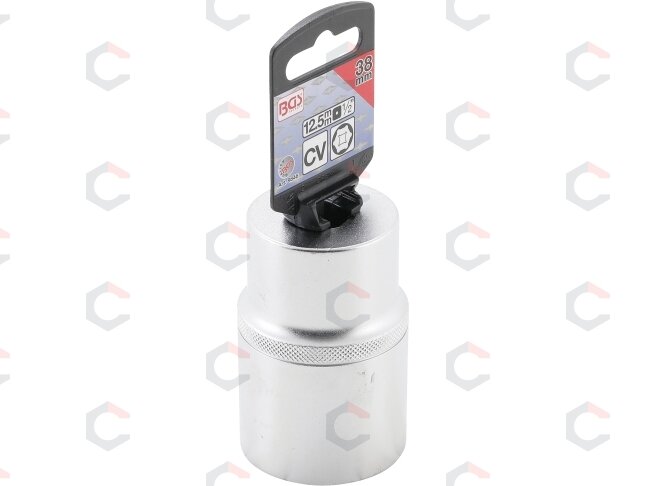 Galvutė šešiakampė ilga | 12,5 mm (1/2") | 38 mm (9846) 1