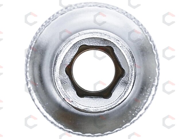 Galvutė šešiakampė ilga | 12,5 mm (1/2") | 8 mm (9355) 1