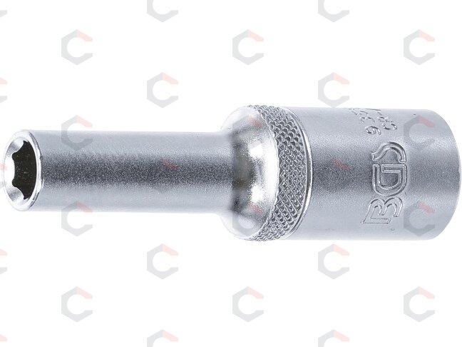 Galvutė šešiakampė ilga | 12,5 mm (1/2") | 8 mm (9355)