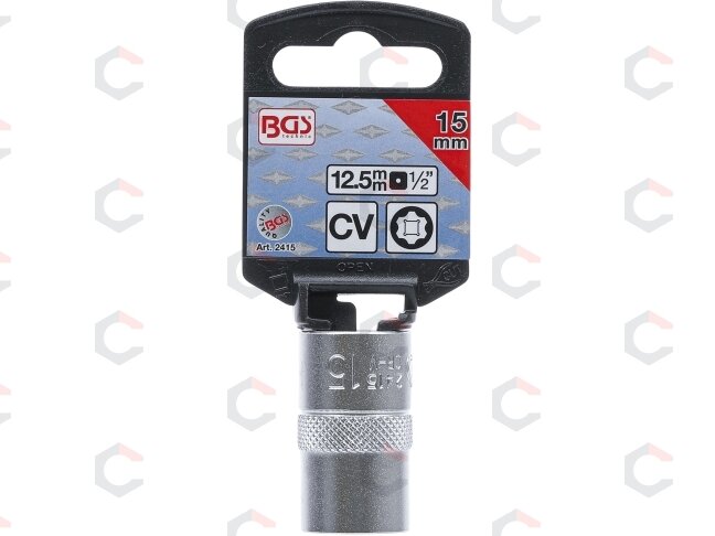 Galvutė šešiakampė | Super Lock | 12.5 mm (1/2") | 15 mm (2415) 2