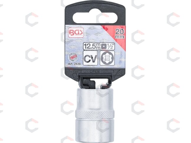 Galvutė šešiakampė | Super Lock | 12.5 mm (1/2") | 20 mm (2420) 2 Galvutė šešiakampė | Super Lock | 12.5 mm (1/2") | 20 mm (2420) 2