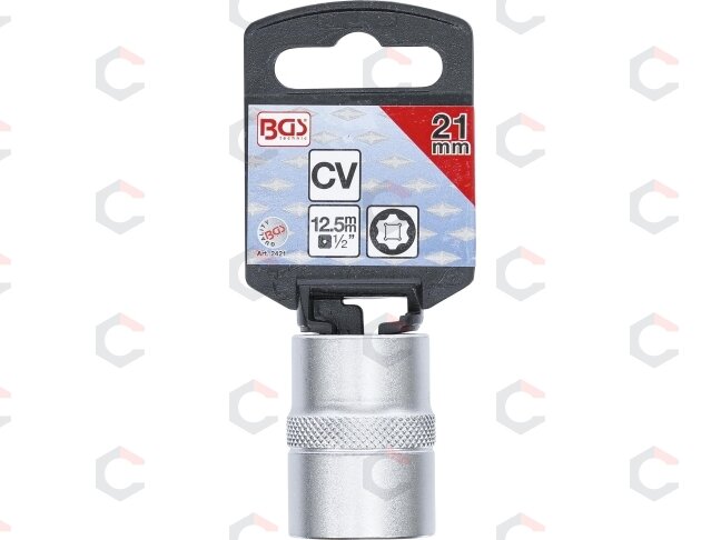 Galvutė šešiakampė | Super Lock | 12.5 mm (1/2") | 21 mm (2421) 2