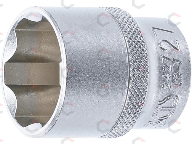 Galvutė šešiakampė | Super Lock | 12.5 mm (1/2") | 27 mm (2427)
